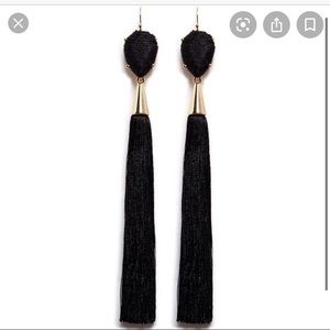 NWOT Mignonne Gavigan Long Tassel Earrings